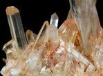 Tangerine Quartz Crystal Cluster - Madagascar #58843-5